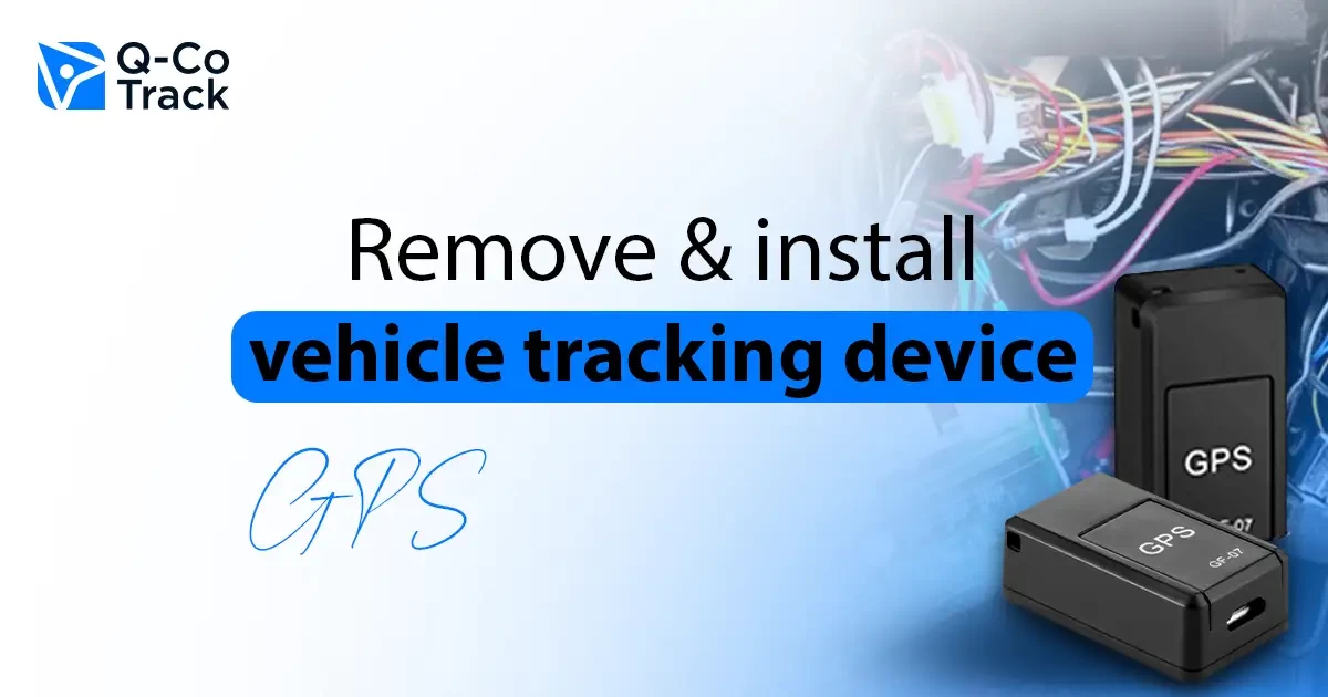 Install and remove vehicle  gps tracker device